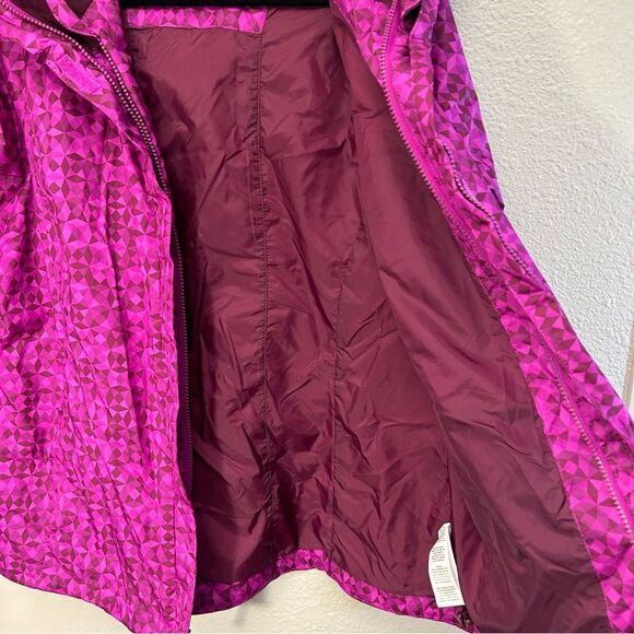 Columbia Womens Outer West Interchange Jacket Bright Plum Print Large - Picture 13 of 15